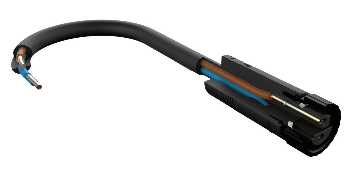 Paulmann Outd kabel - IP68 - 1m - 1 in-3 out - 2x1,5mm2