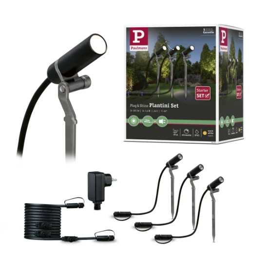 Paulmann Outd P&S Plantini set 3000K 3x2,5W