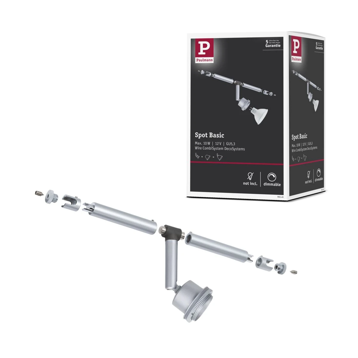 Paulmann Outd. P&S Spot Pike 3000K 24V Anthrazit