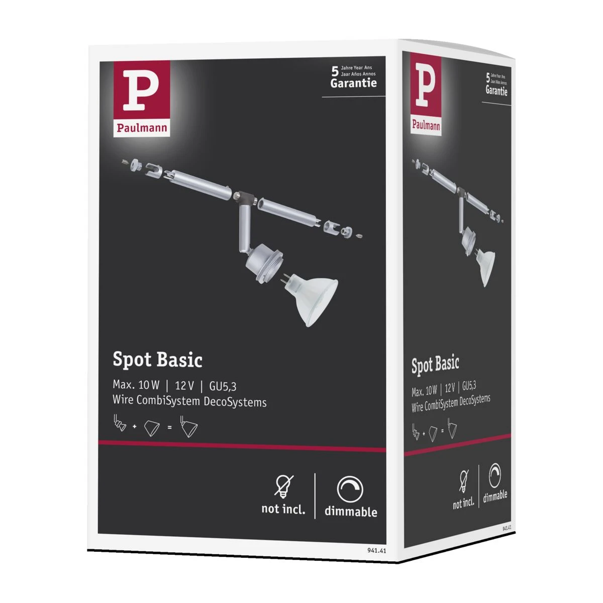Paulmann Outd. P&S Spot Pike 3000K 24V Anthrazit