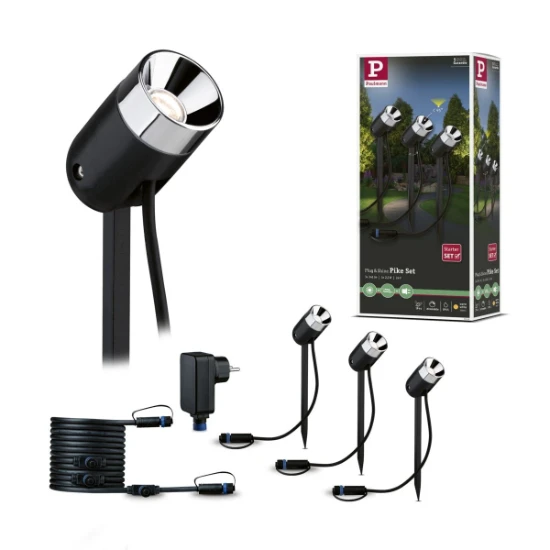 Paulmann Outd. P&S Spot Pike 3000K 24V Anthrazit