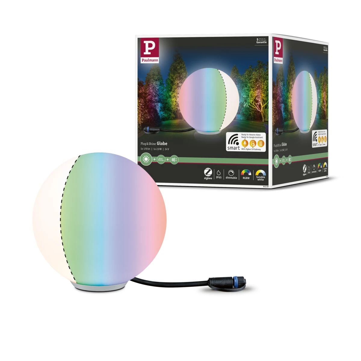 Paulmann Outdoor Plug & Shine lichtobject Globe IP
