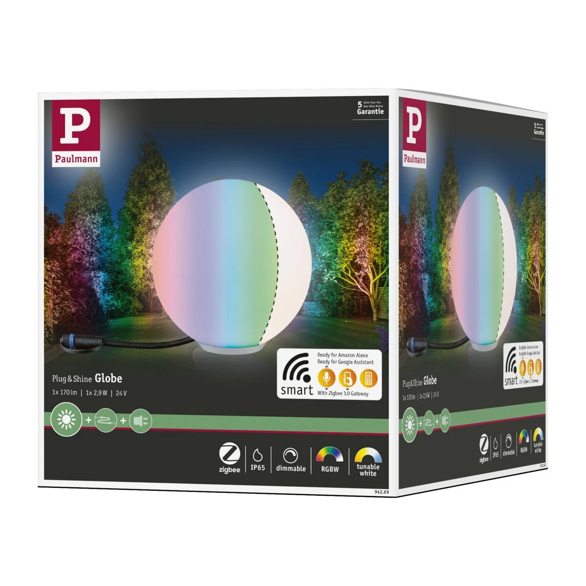 Paulmann Outdoor Plug & Shine lichtobject Globe IP