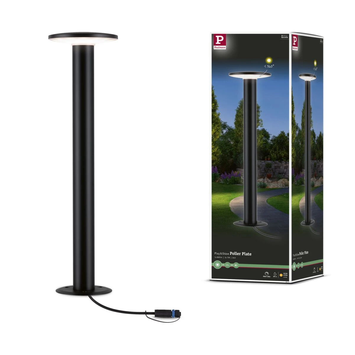 Paulmann P&S Outdoor Bolder Plaat