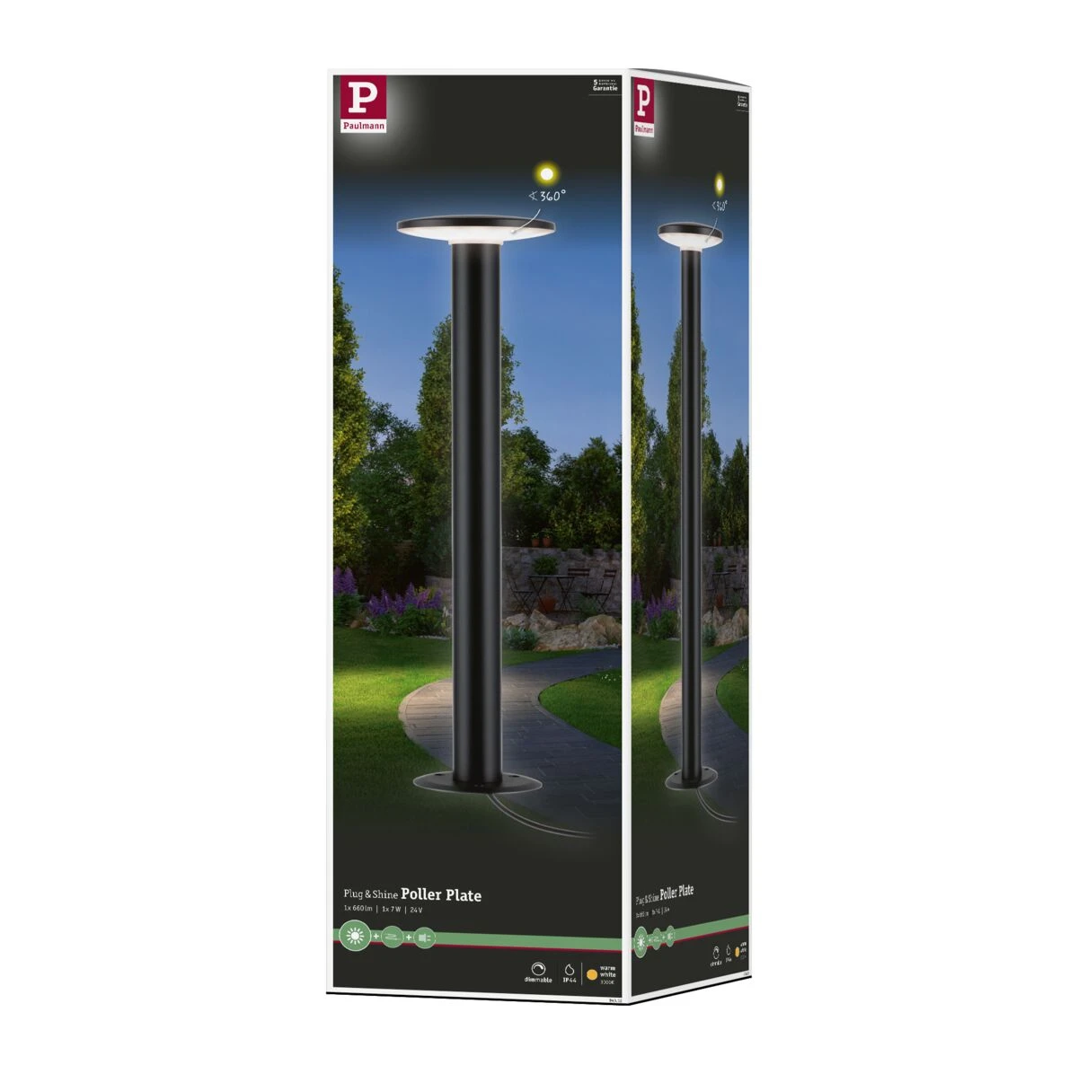 Paulmann P&S Outdoor Bolder Plaat