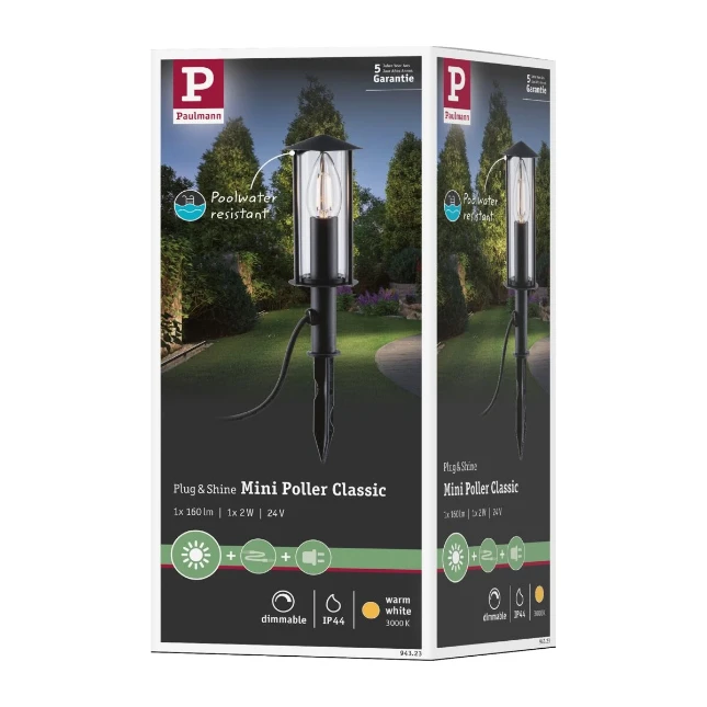 Paulmann Outdoor Plug+Shine mini boldlp Classic - IP44