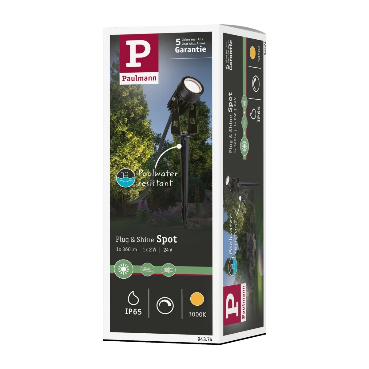 Paulmann Plug & Shine LED tuinspot - Warm Wit