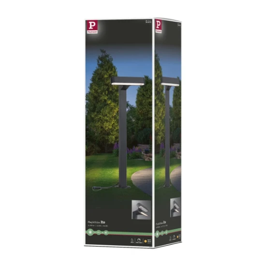Paulman Plug & Shine Spot Ito horizontaal - 3000K - Antraciet