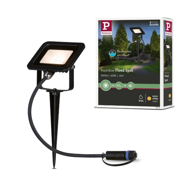 Paulmann Outdoor Plug&Shine Flood Spot - 6,8W - IP65 3