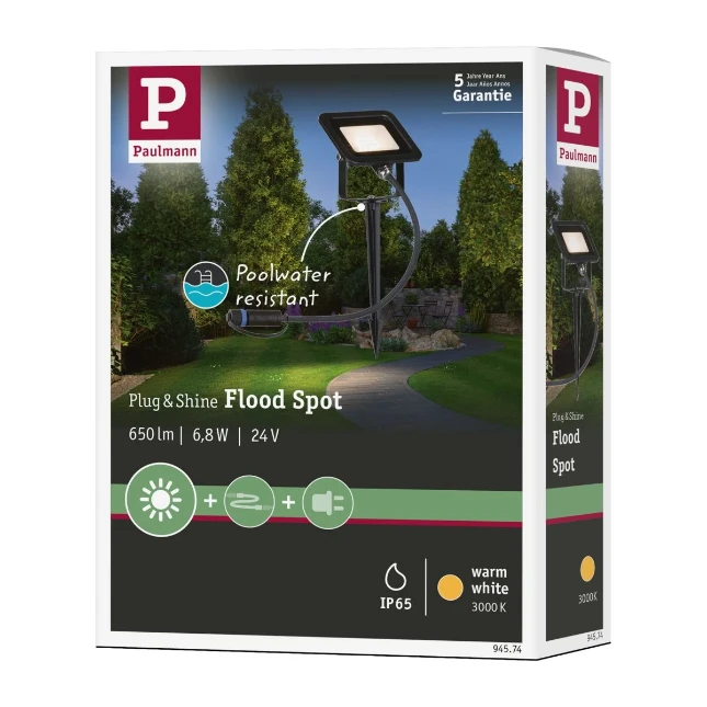 Paulmann Outdoor Plug&Shine Flood Spot - 6,8W - IP65 3