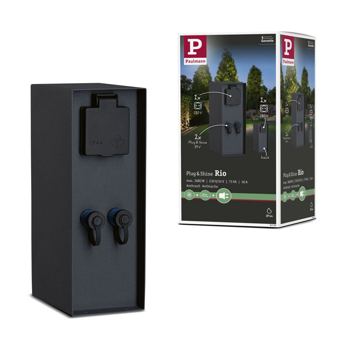 Paulman Plug & Shine Rio zonder schemersensor