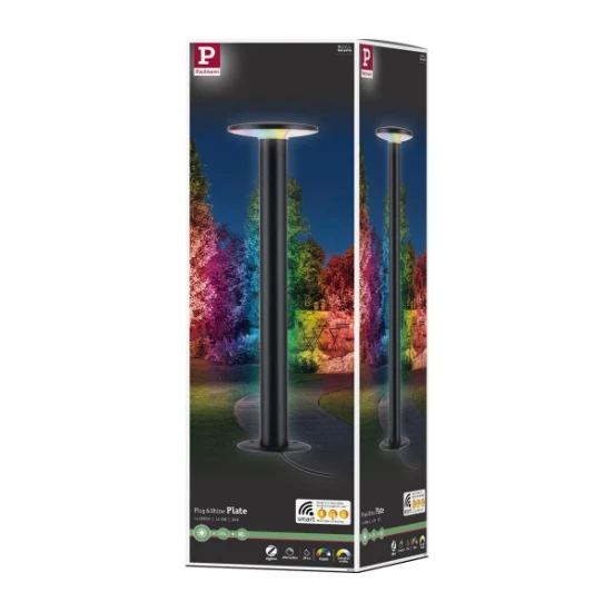 Paulman Plug & Shine bolderarmatuur Plate - Smart Home