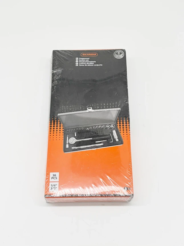 Skandia Dopsleutelset 1/4" 3/8" 37-delig