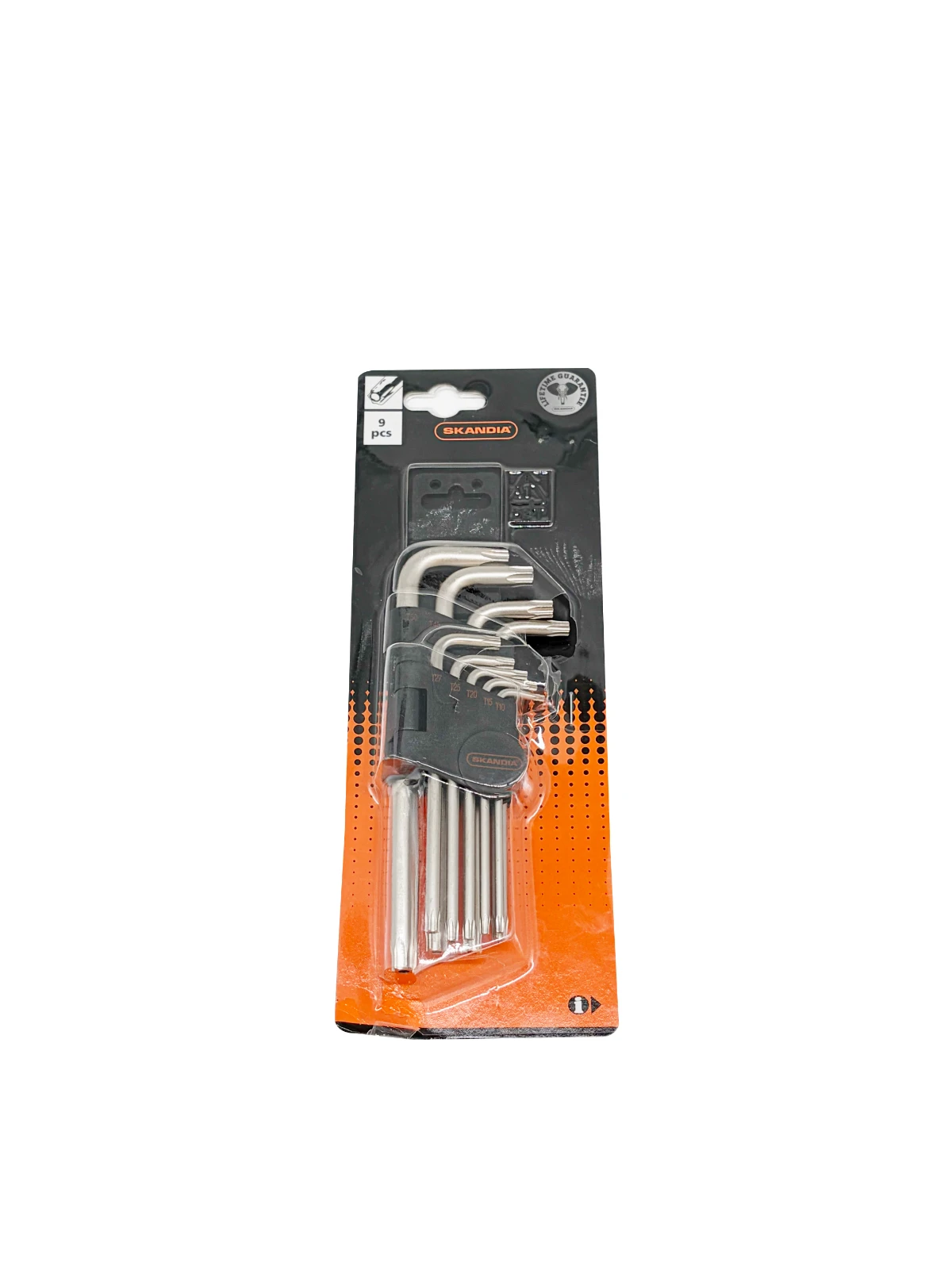Skandia Inbussleutelset Torx Lang T10-T50 9-delig