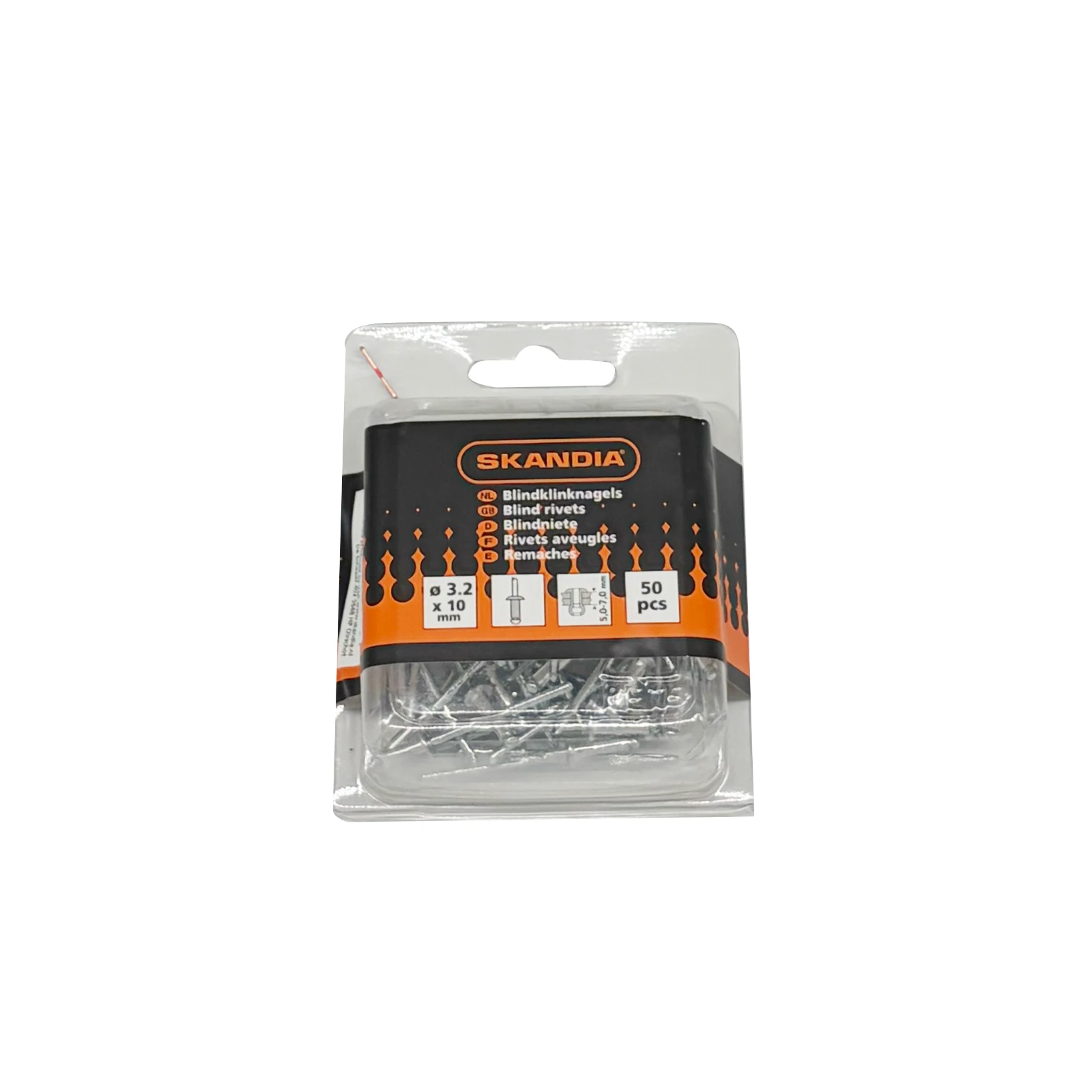 Skandia Blindklinknagel 3x10 mm (50 stuks)