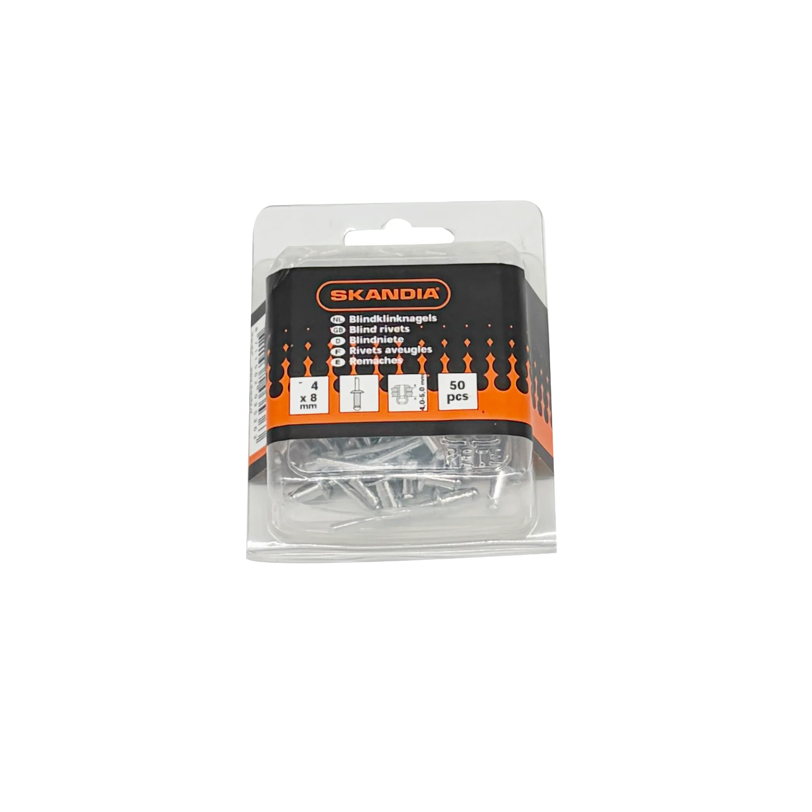 Skandia Blindklinknagel 4x8 mm (50 stuks)