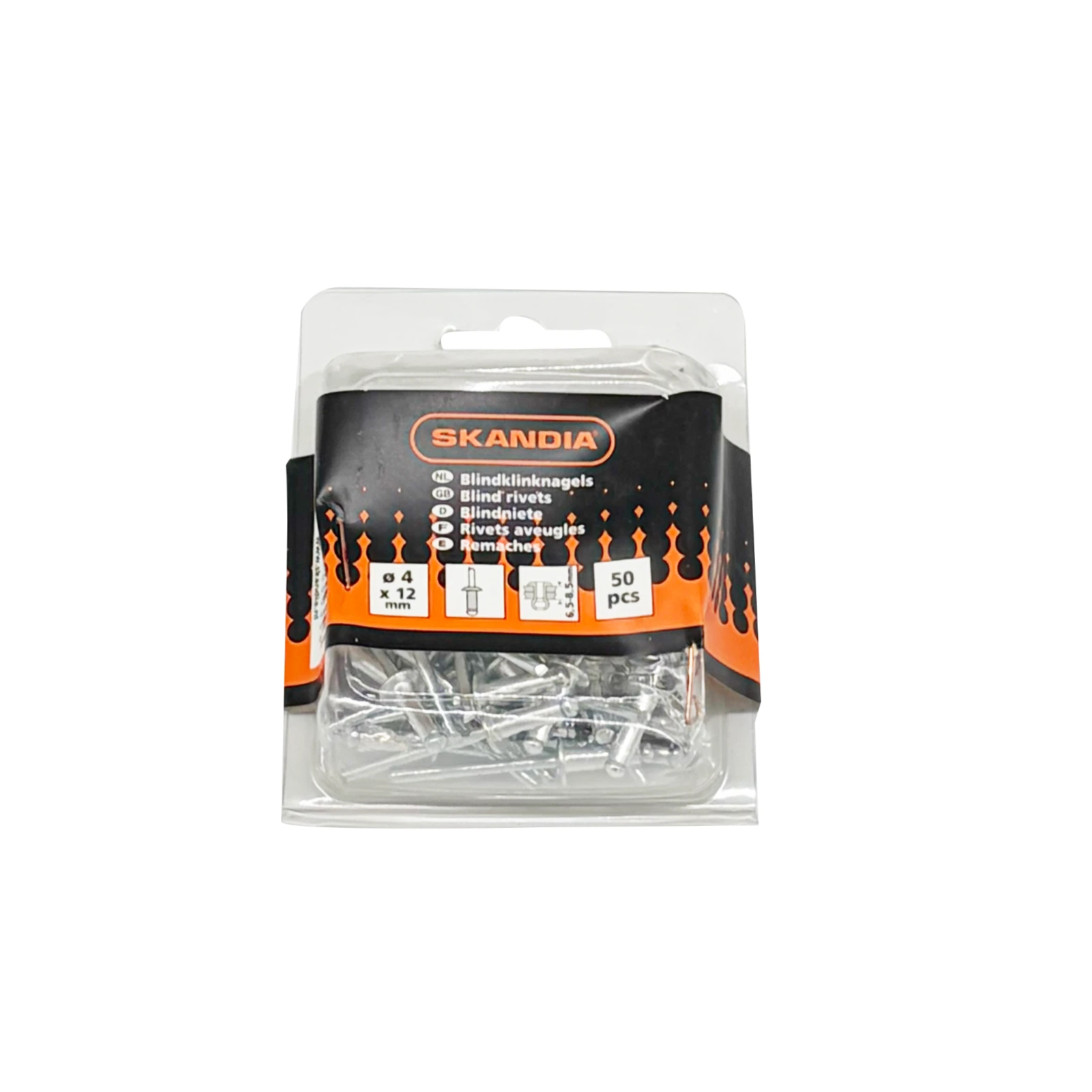 Skandia Blindklinknagel 4x12 mm (50 stuks)
