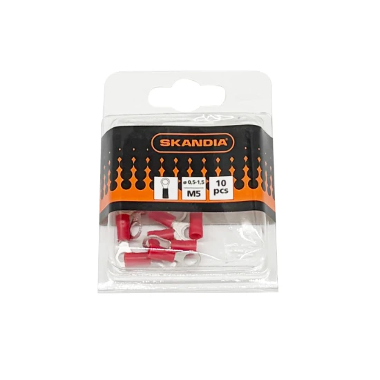 Skandia Kabelschoen Oog rood 0,5-1,5mm² (10 stuks)