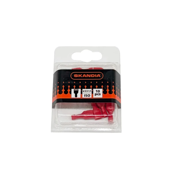 Skandia Vlakstekerhuls rood lso 0,5-1,5 mm² (10 stuks)