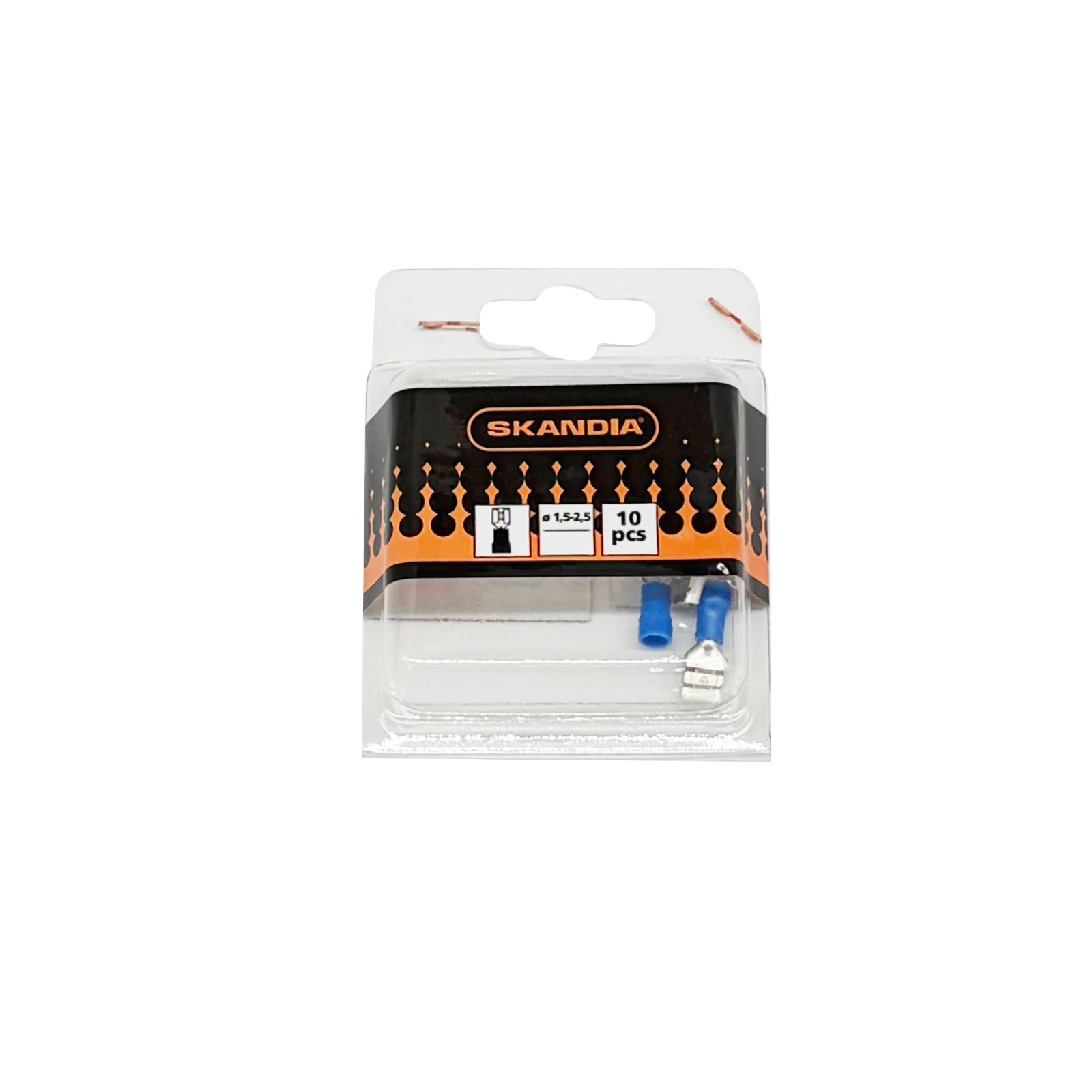 Skandia Vlakstekerhuls blauw 1,5-2,5 mm² (10 stuks)