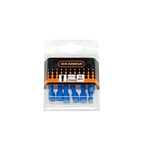 Skandia Rondstekerhuls blauw 1,5-2,5mm² (10 stuks)