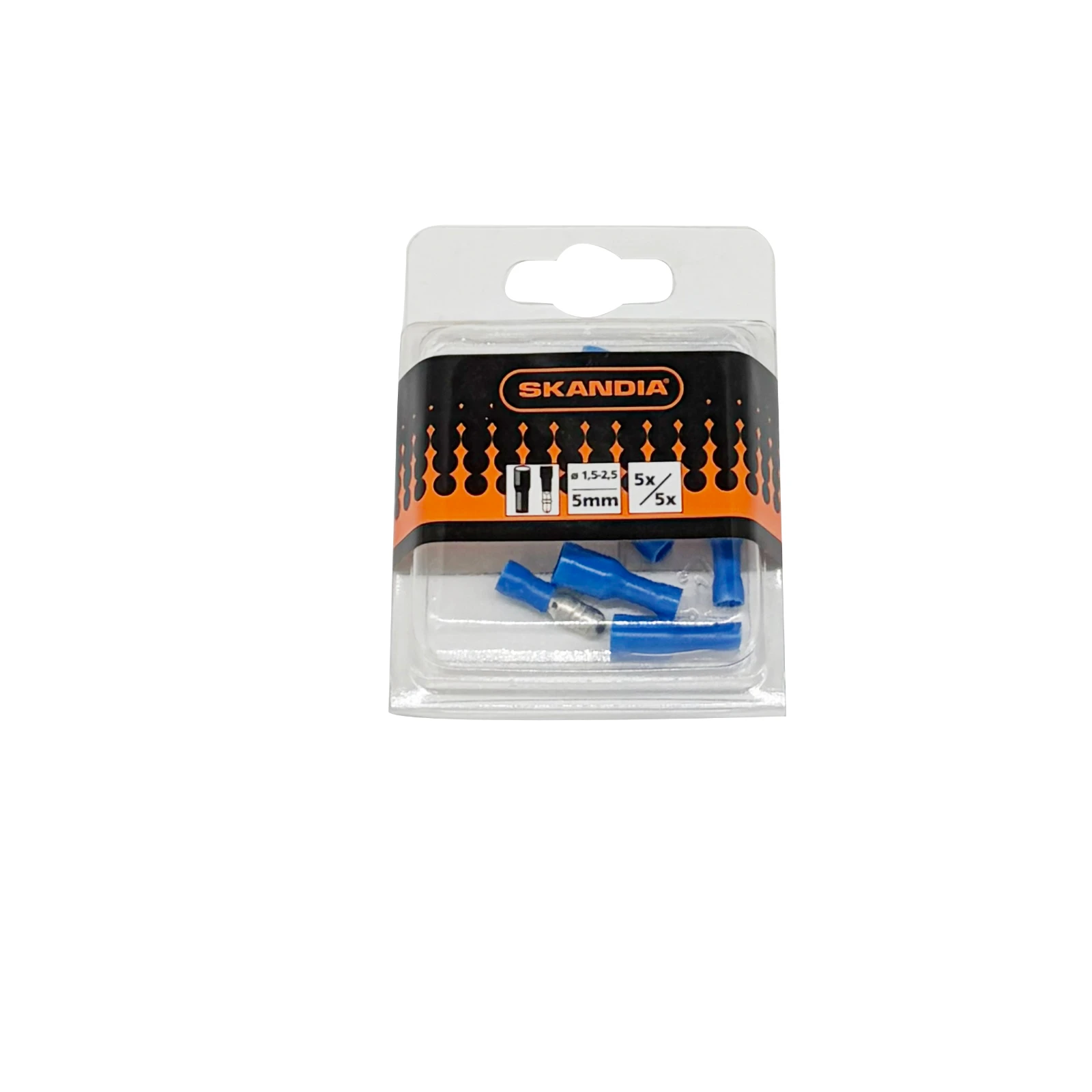 Skandia Rondstekerhuls blauw 1,5-2,5mm² (10 stuks) assortiment