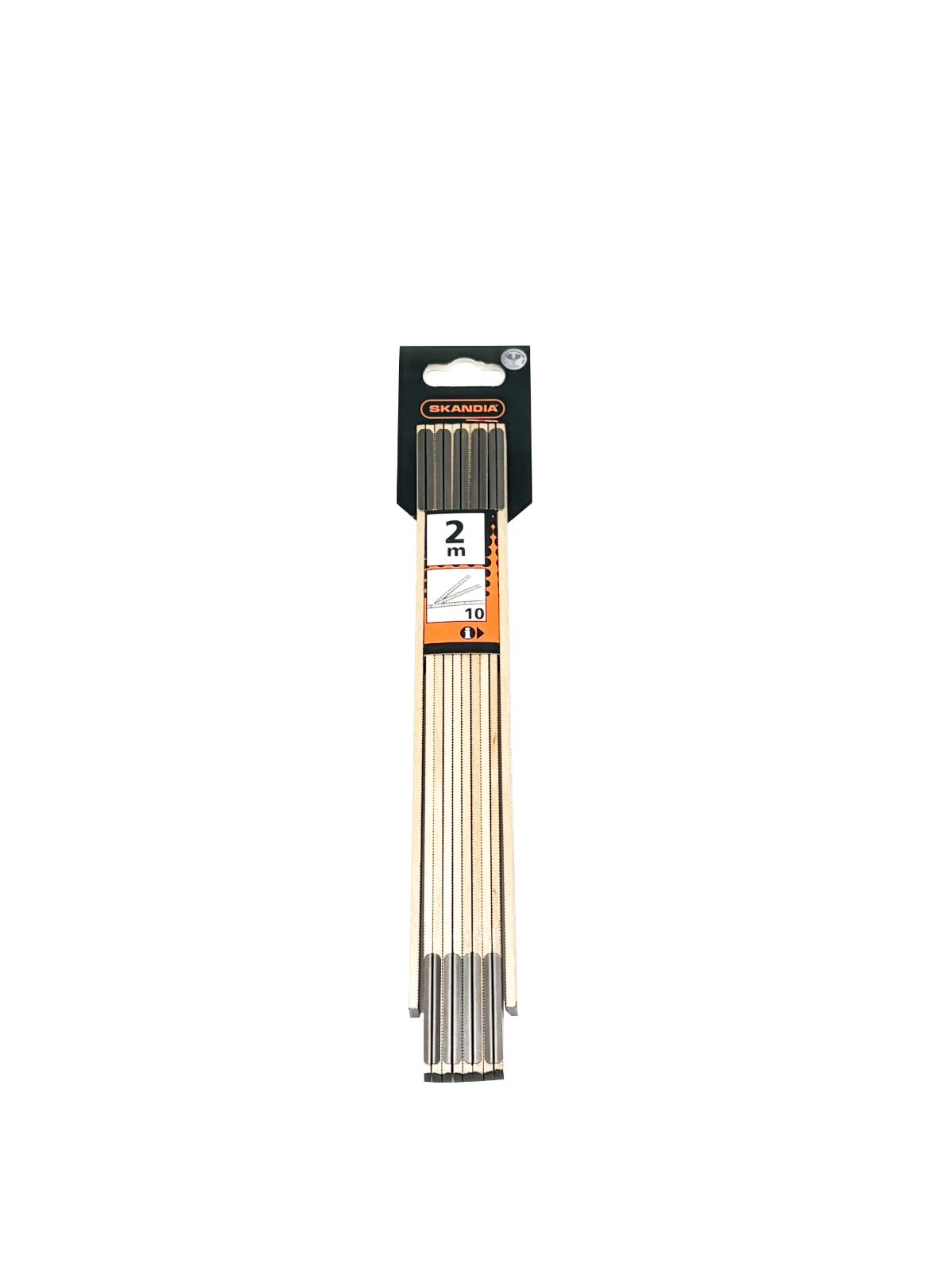 Skandia Duimstok Hout 2m 10-delig