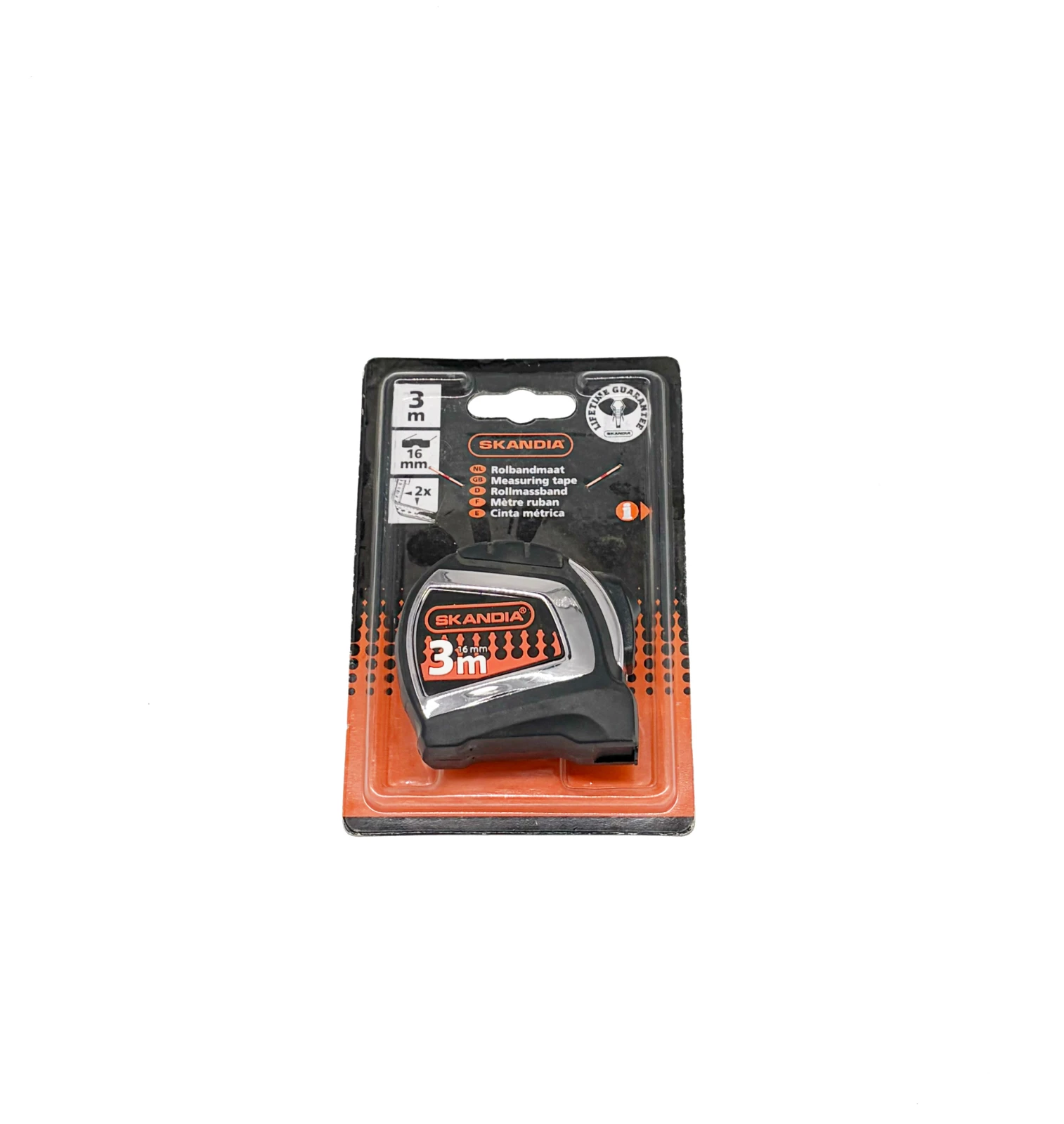 Skandia Rolbandmaat Topline 3m x 16 mm