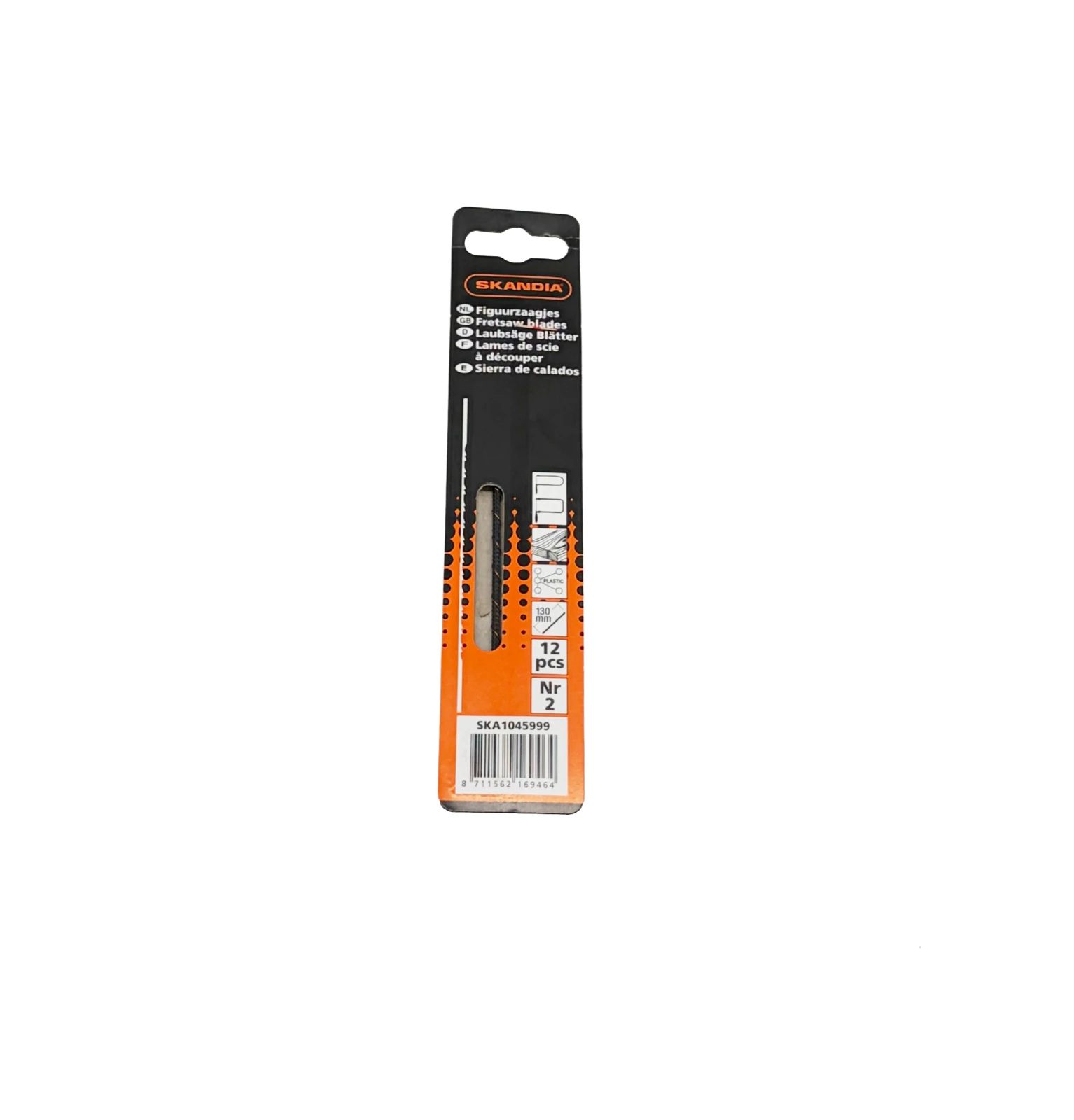 Skandia Figuurzaag Nr.2 voor hout (12 stuks)