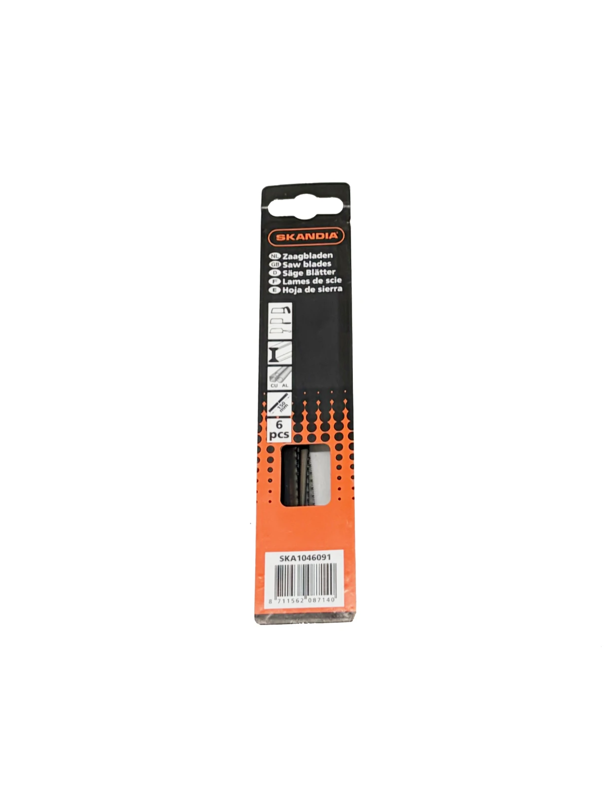 Skandia Metaalzaagblad 150 mm (6 stuks)