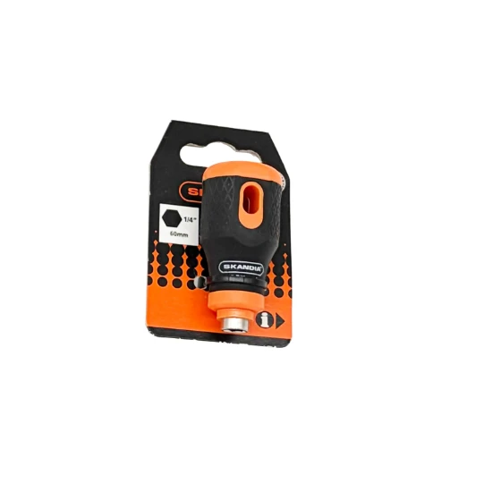Skandia Bithouder Stubby 1/4" 60 mm