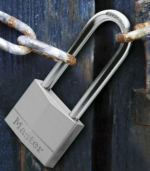 MasterLock Hangslot zilver aluminium 50mm - beugellengte 64mm