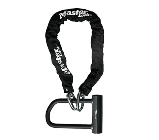 Masterlock U-slot met ketting - 10mm x 1m