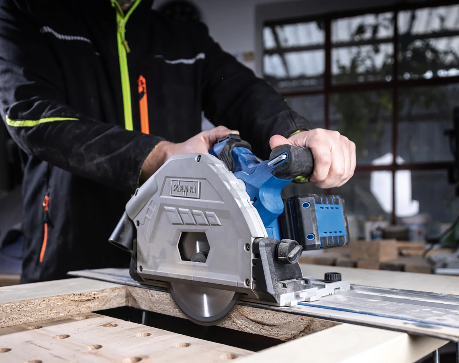 Scheppach Accu Invalzaag 20V BC-PL60-X - Set L2