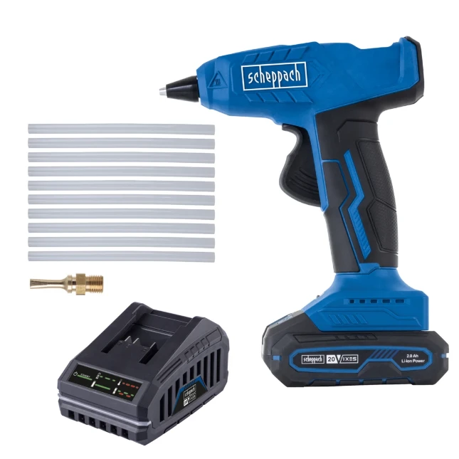 Scheppach Accu Lijmpistool 20V C-HGG170-X - Set S
