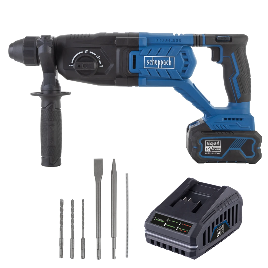 Scheppach Accu Boorhamer 20V BC-DH290-X - Set L