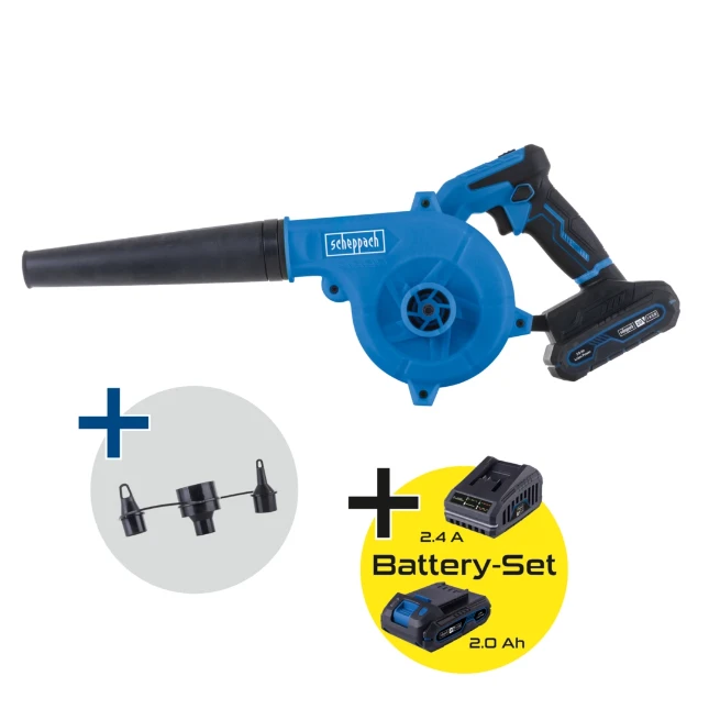 Scheppach Accu Werkplaatsblazer 20V C-WBL180-X - Set