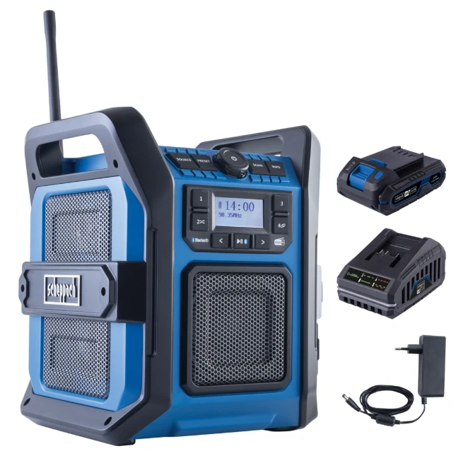 Scheppach Accu Bouwradio 20V C-DAB30-X - Set S
