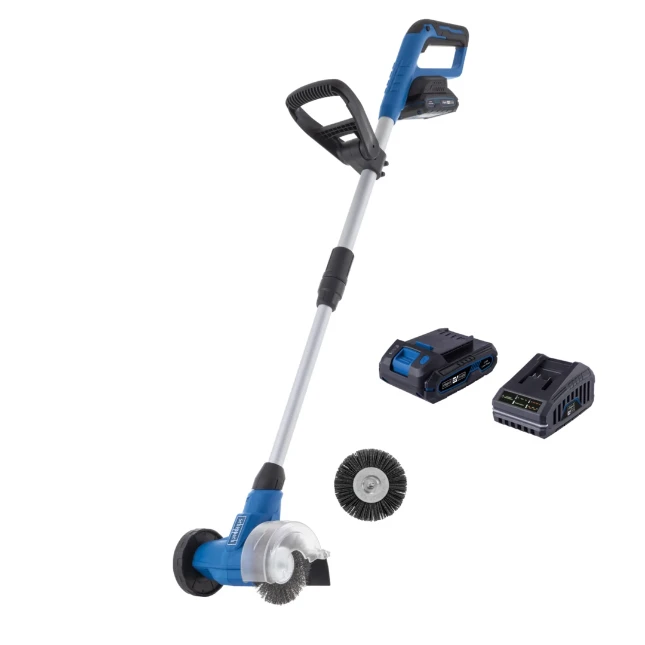 Scheppach Accu Onkruidvoegenborstel C-FR100-X - Set