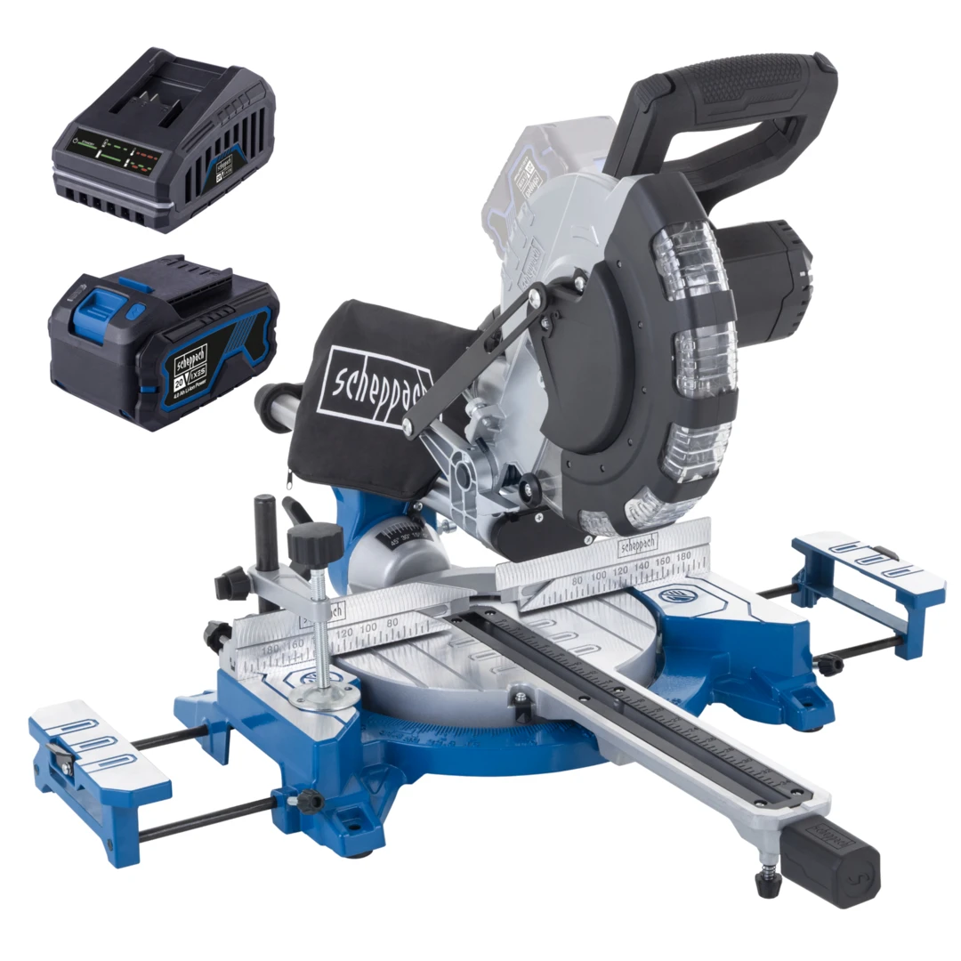Scheppach Afkort- trek- verstekzaag BC-HM216-X - Set