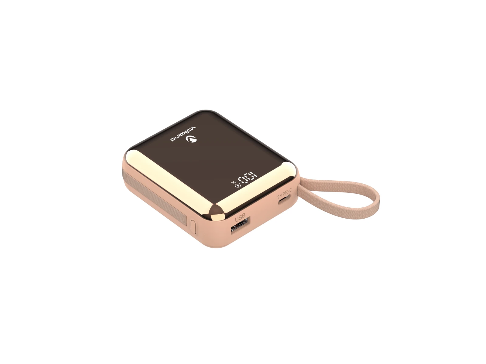 Volkano Solace Powerbank – 10000 mAh / 38.5 Wh – Roségoud