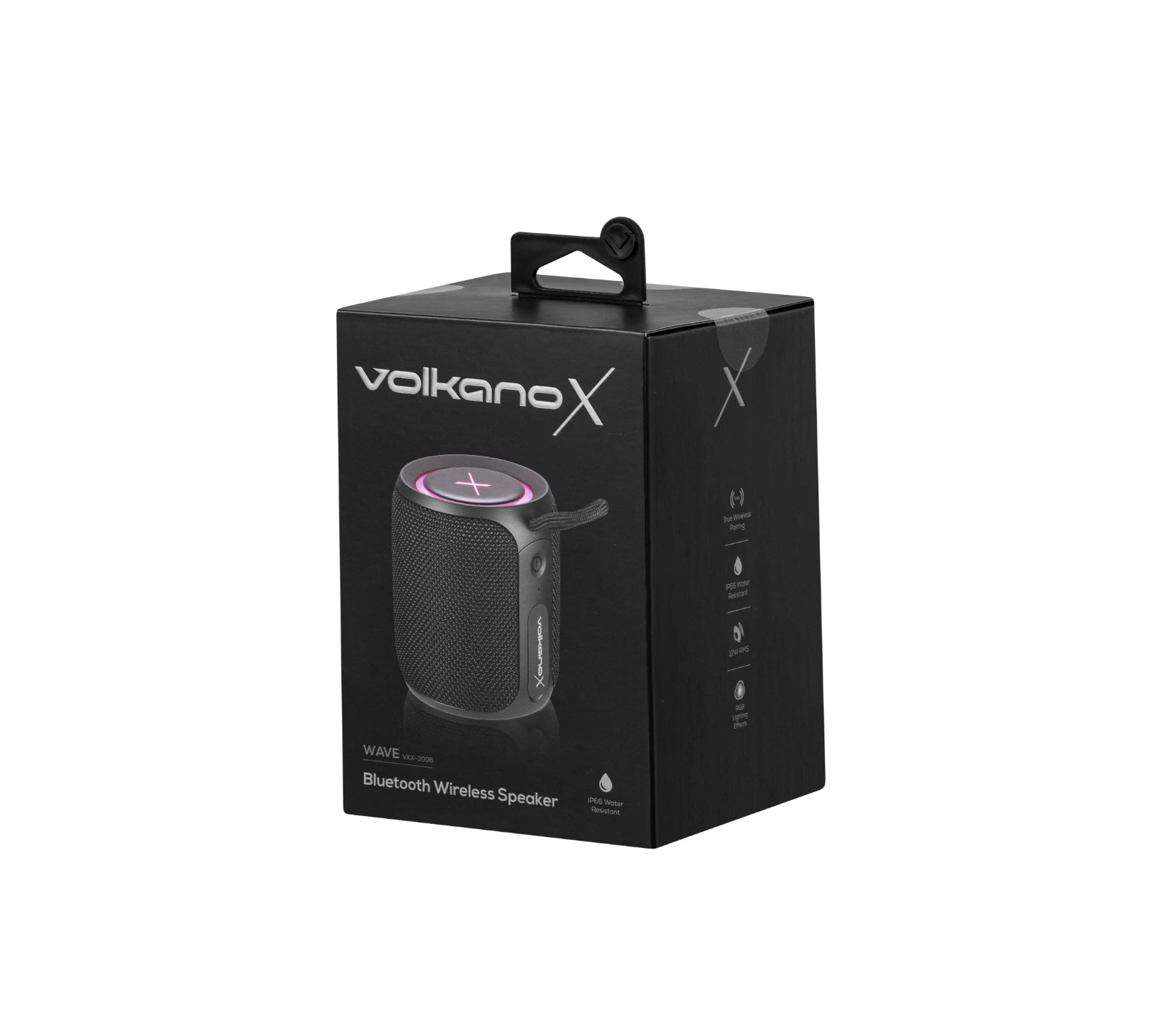 VolkanoX Wave Bluetooth speaker – 12 W – Zwart
