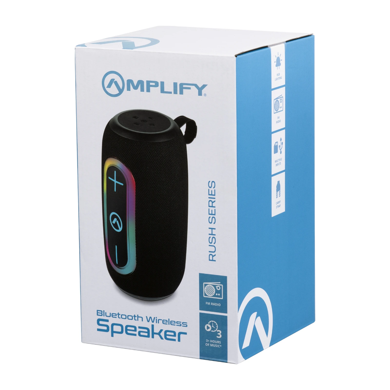 Amplify Rush Bluetooth speaker – 10 W – FM – Zwart
