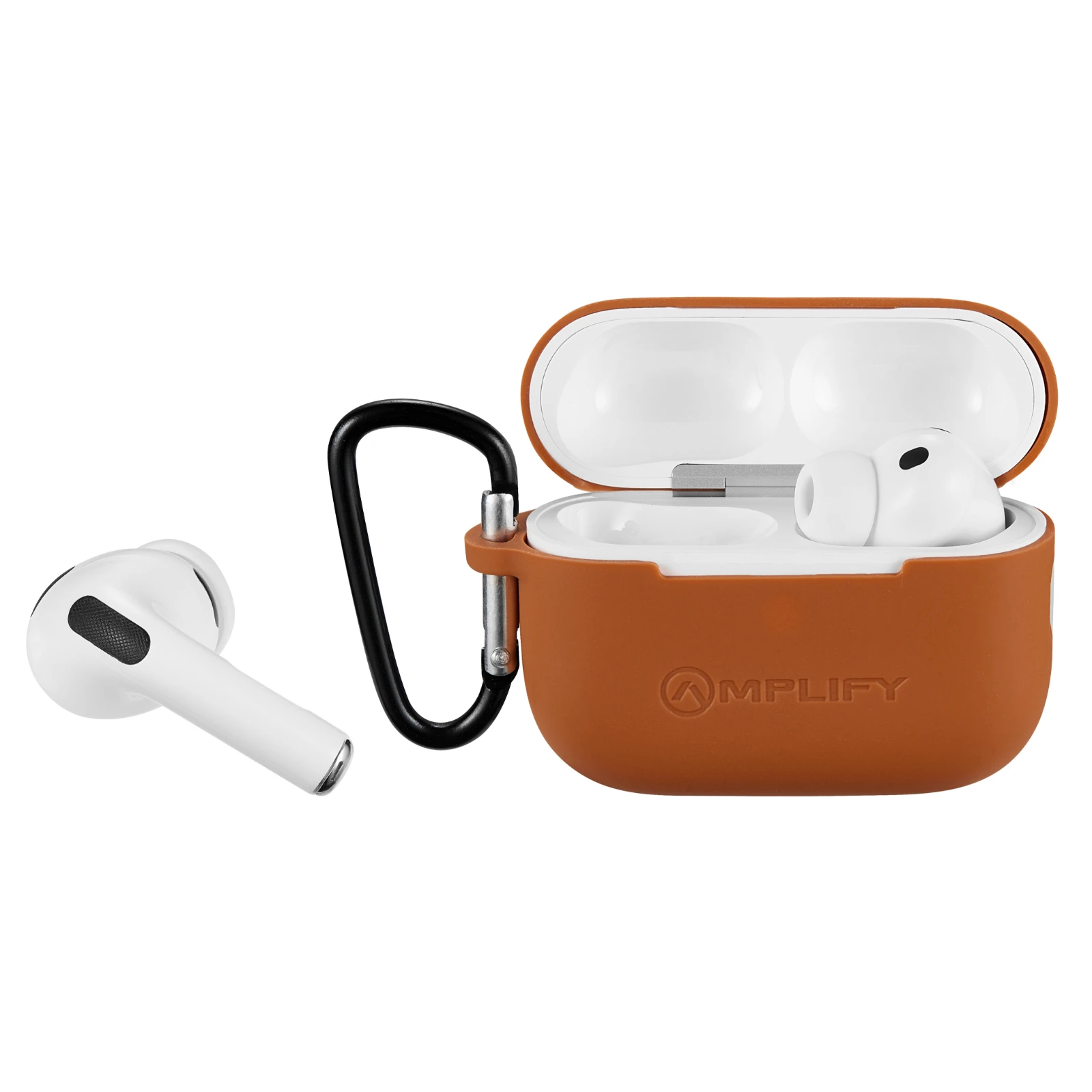 Amplify Note X 3 Draadloze oordopjes – Wit-oranje
