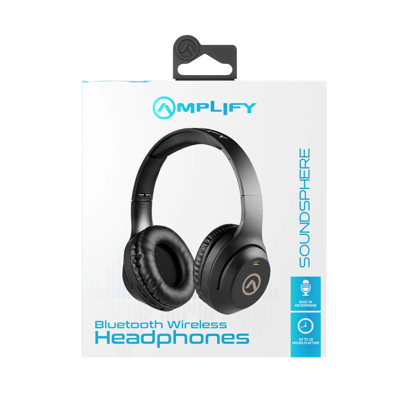 Amplify SoundSphere Draadloze koptelefoon – Zwart