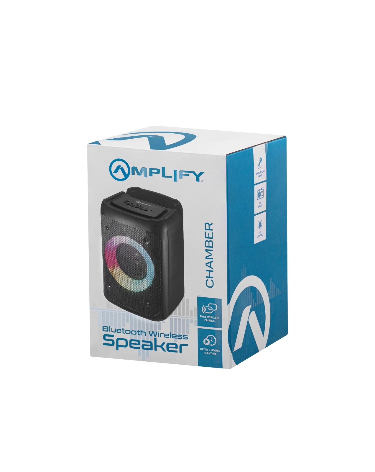 Amplify Chamber Bluetooth speaker – 8 W – FM – Zwart