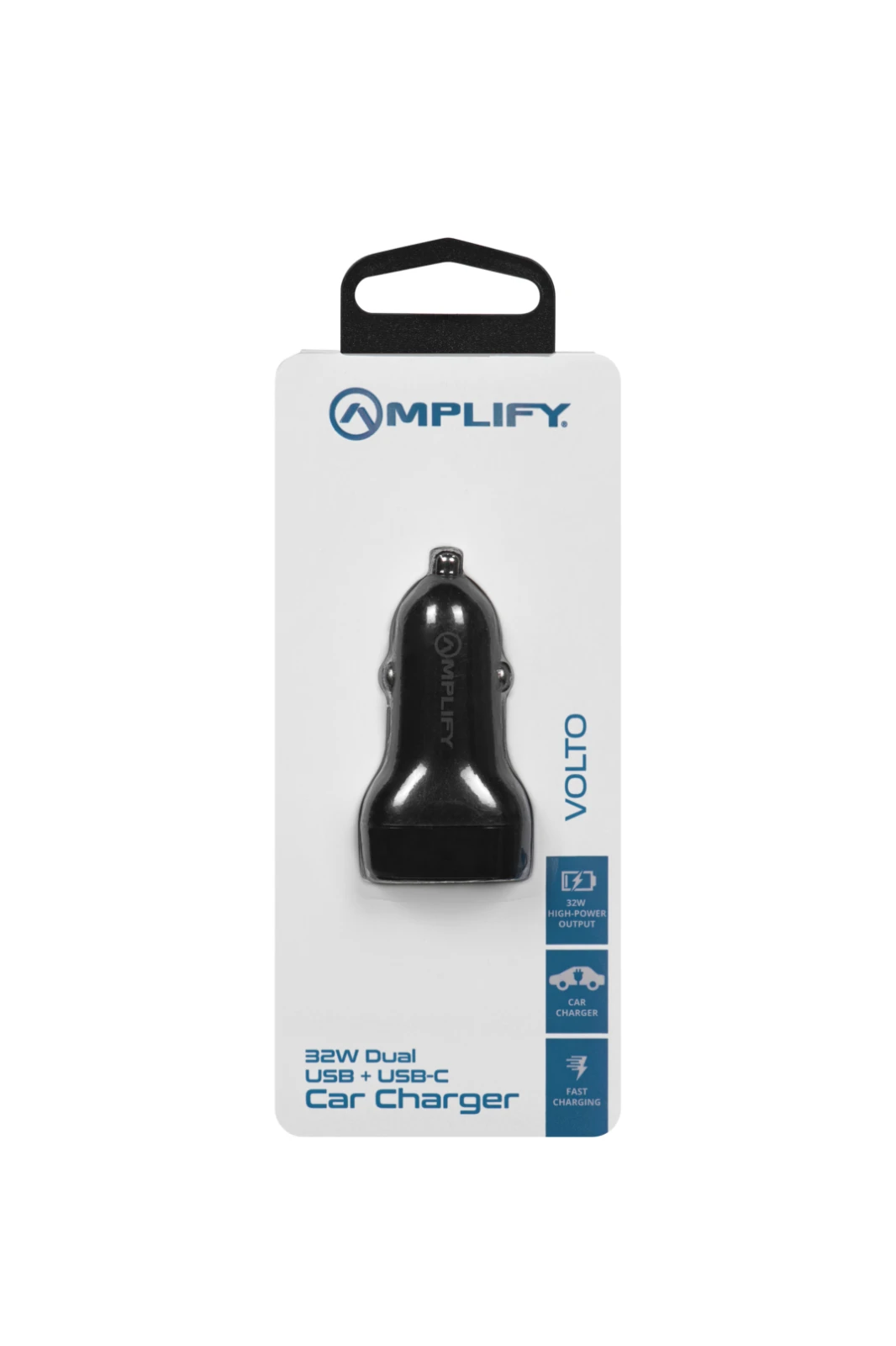 Amplify Volto USB-autolader – 32 W – USB-A + USB-C