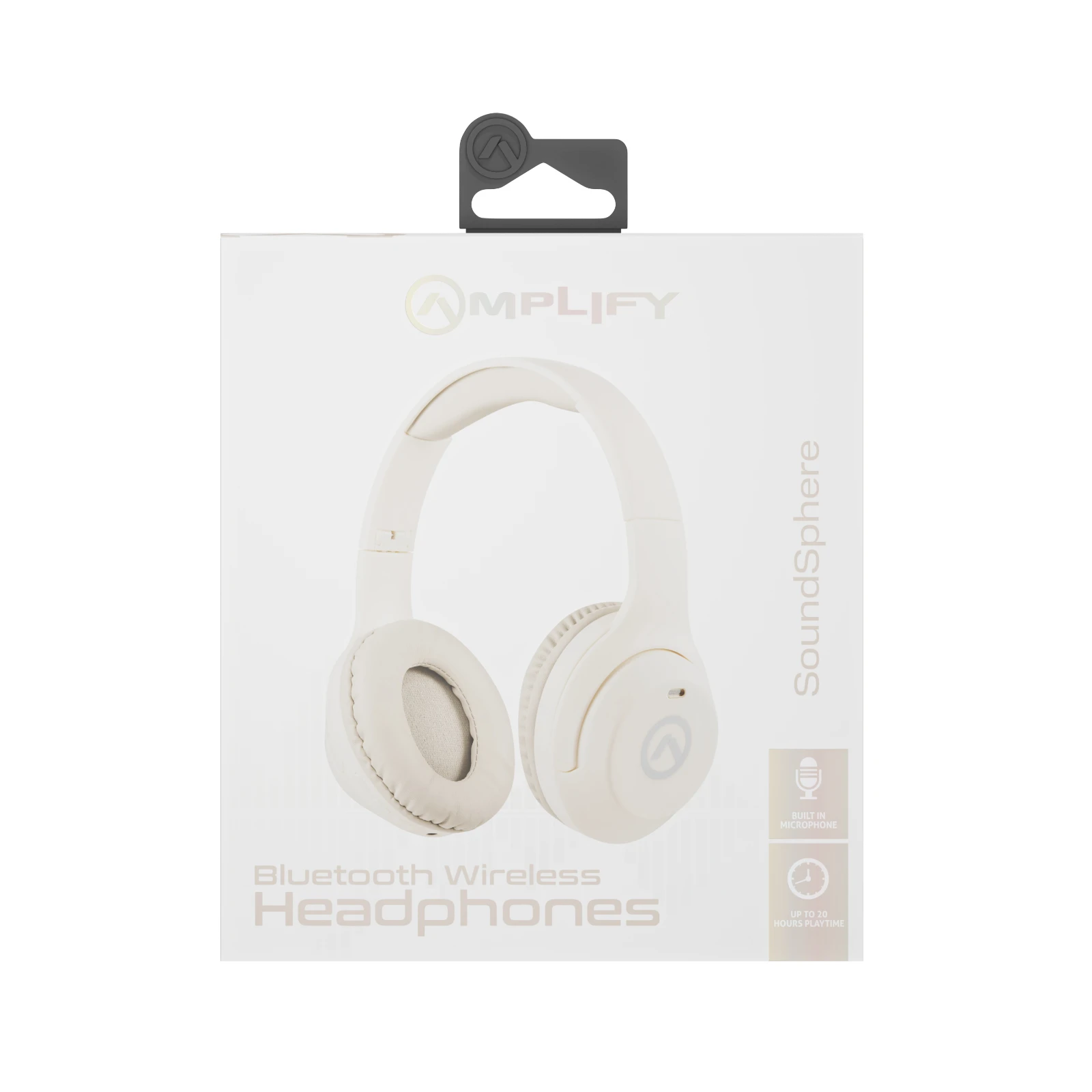 Amplify SoundSphere Draadloze koptelefoon – Crème