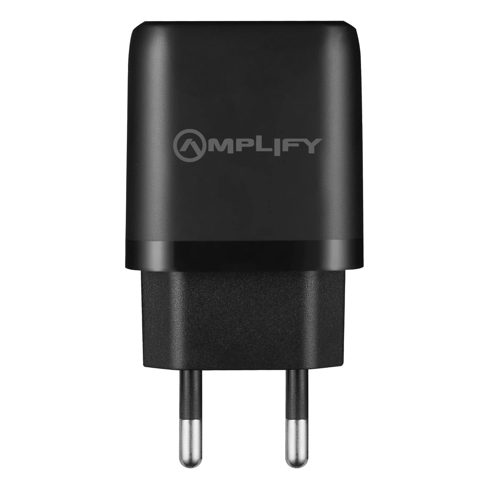 Amplify USB-oplader – 12 W – USB-A + USB-C – Zwart
