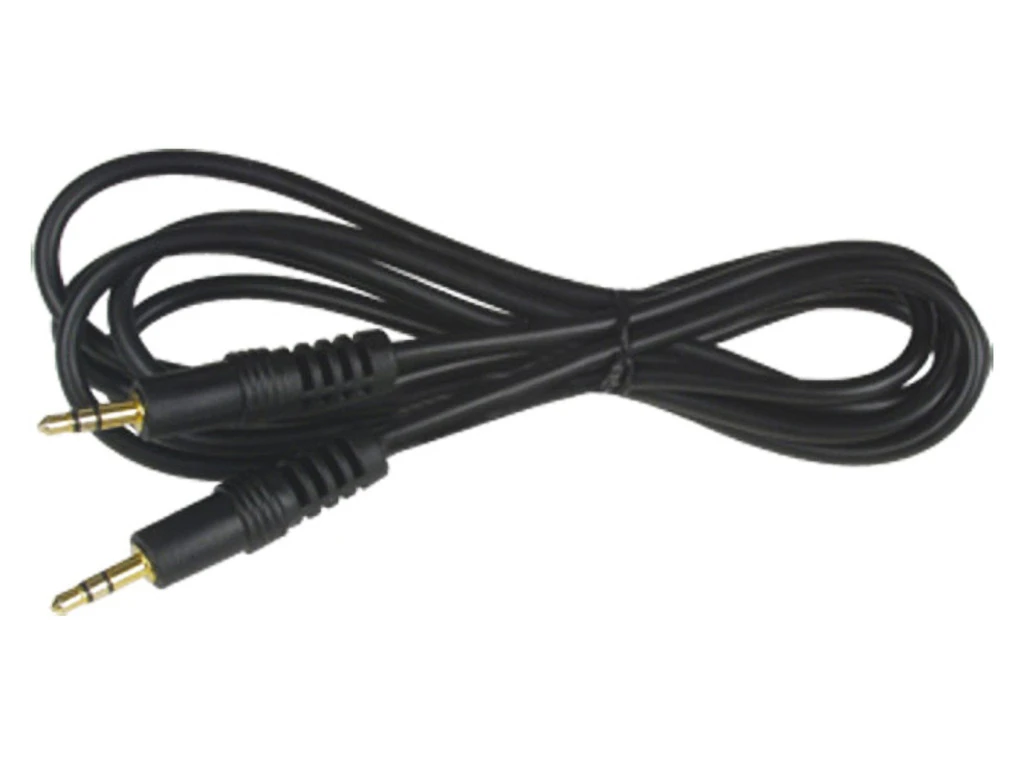 Caliber CLA150.1 Audiokabel – 3.5 mm stereo → 3.5 mm stereo – Zwart